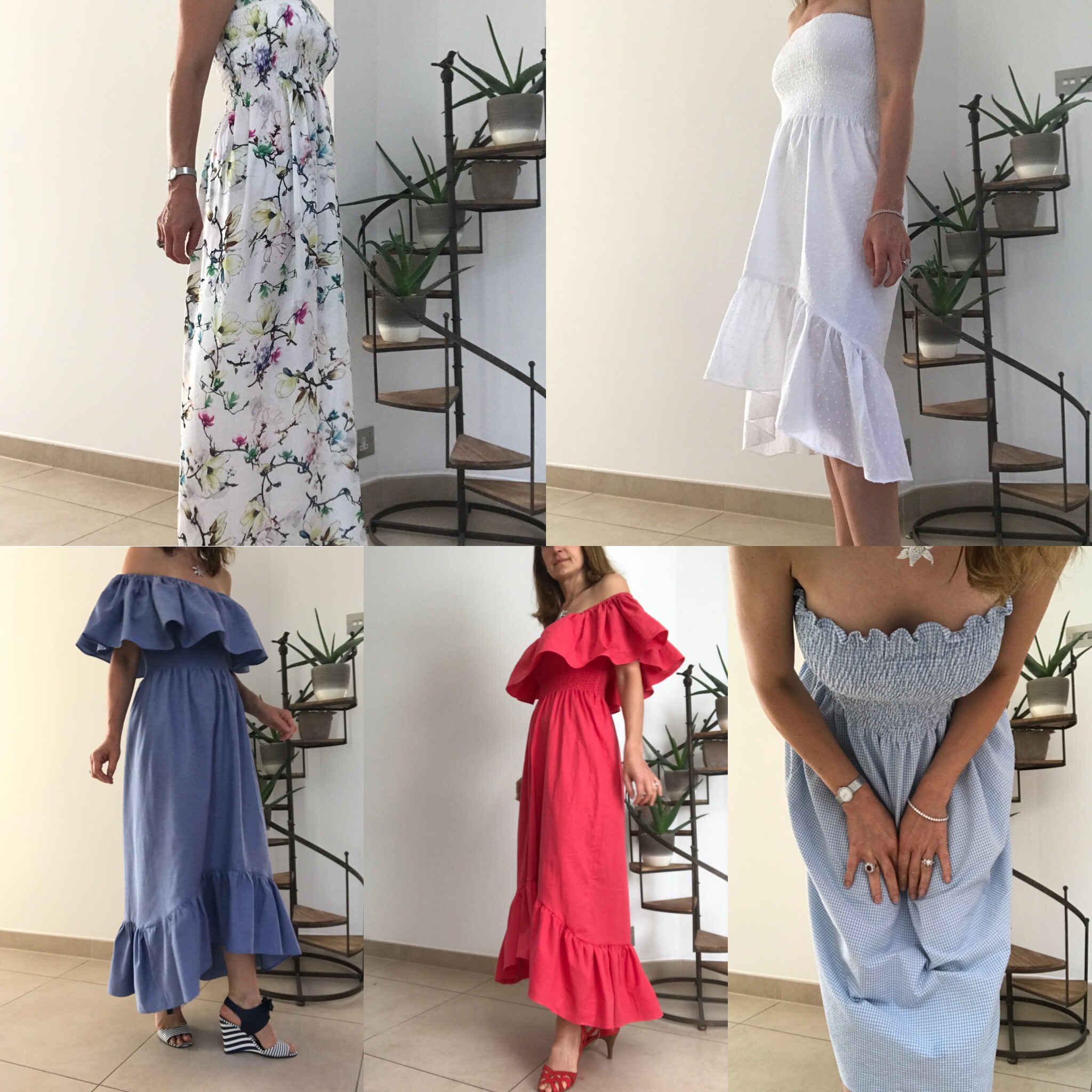 My little shirred dresses or my new summer addiction