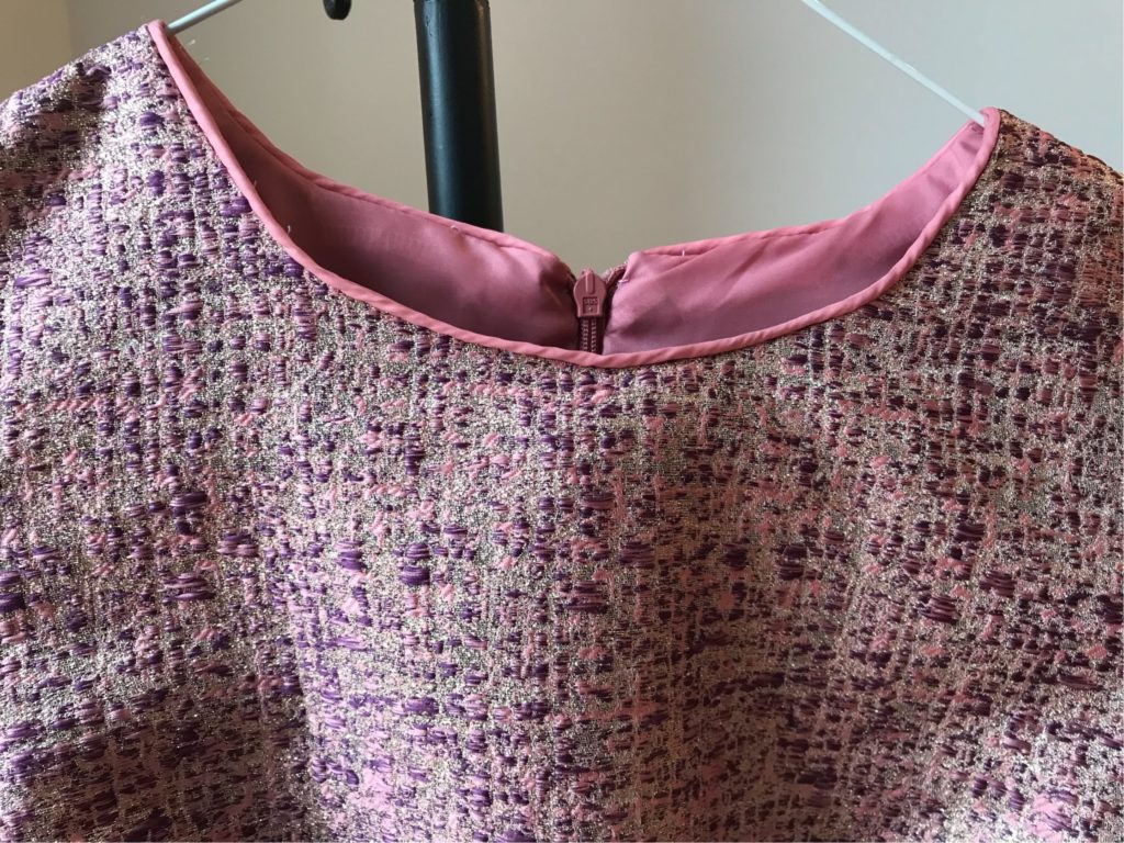 How to Sew with Metallic Brocade - Six Mignons