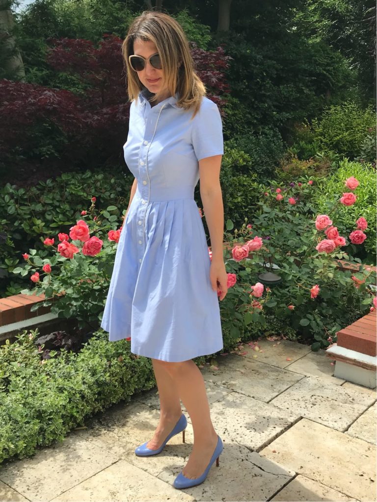 A second shirt dress for Spring - Six Mignons