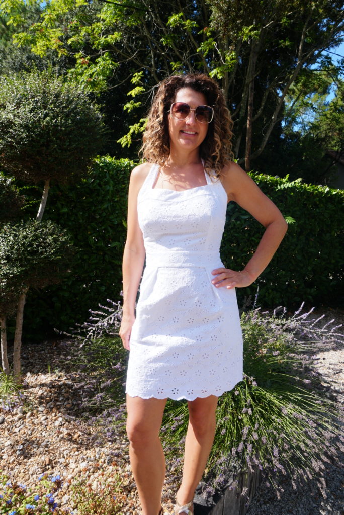 White broderie outlet anglaise summer dress