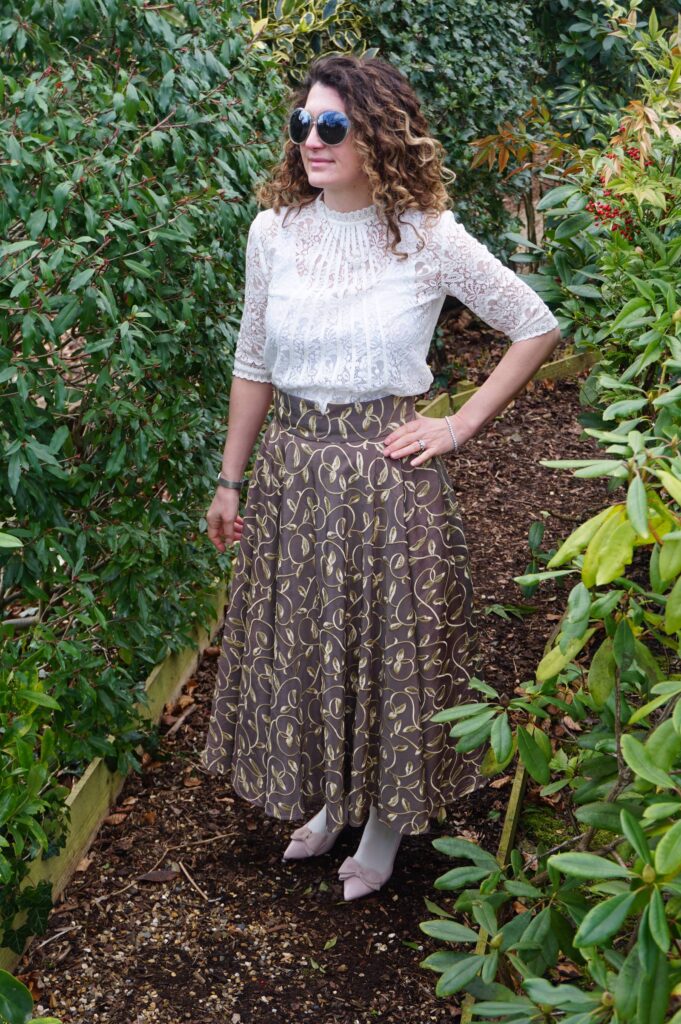 Knit midi outlet circle skirt